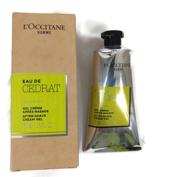 L Occitane Homme Cedrat After-Shave Cream Gel (75mL ) NIB